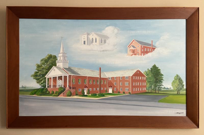 Gorman Baptist Church (painted 1966)