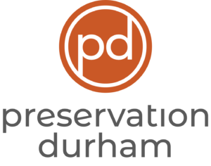 preservation durham orange circle logo and name