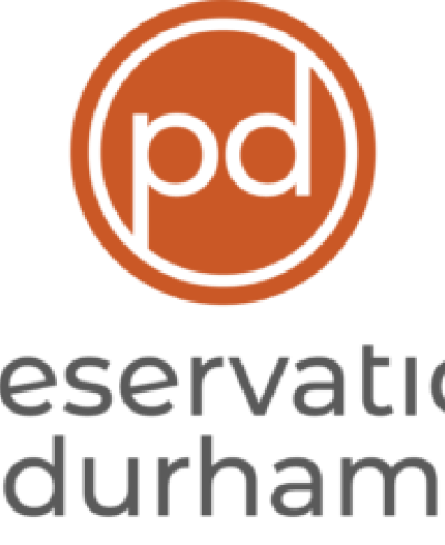 preservation durham orange circle logo and name